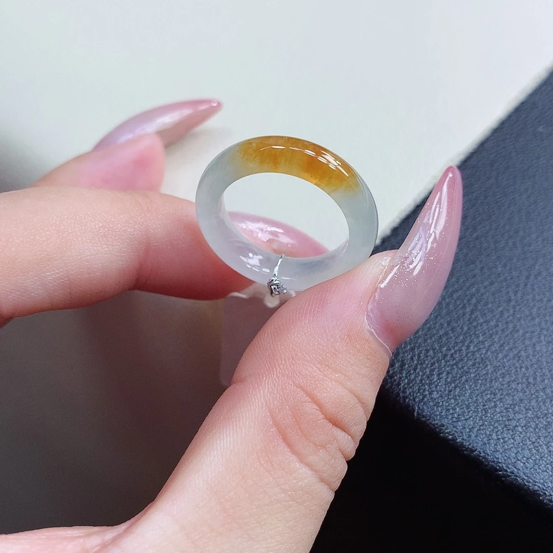 翡翠戒指未镶嵌10-11号