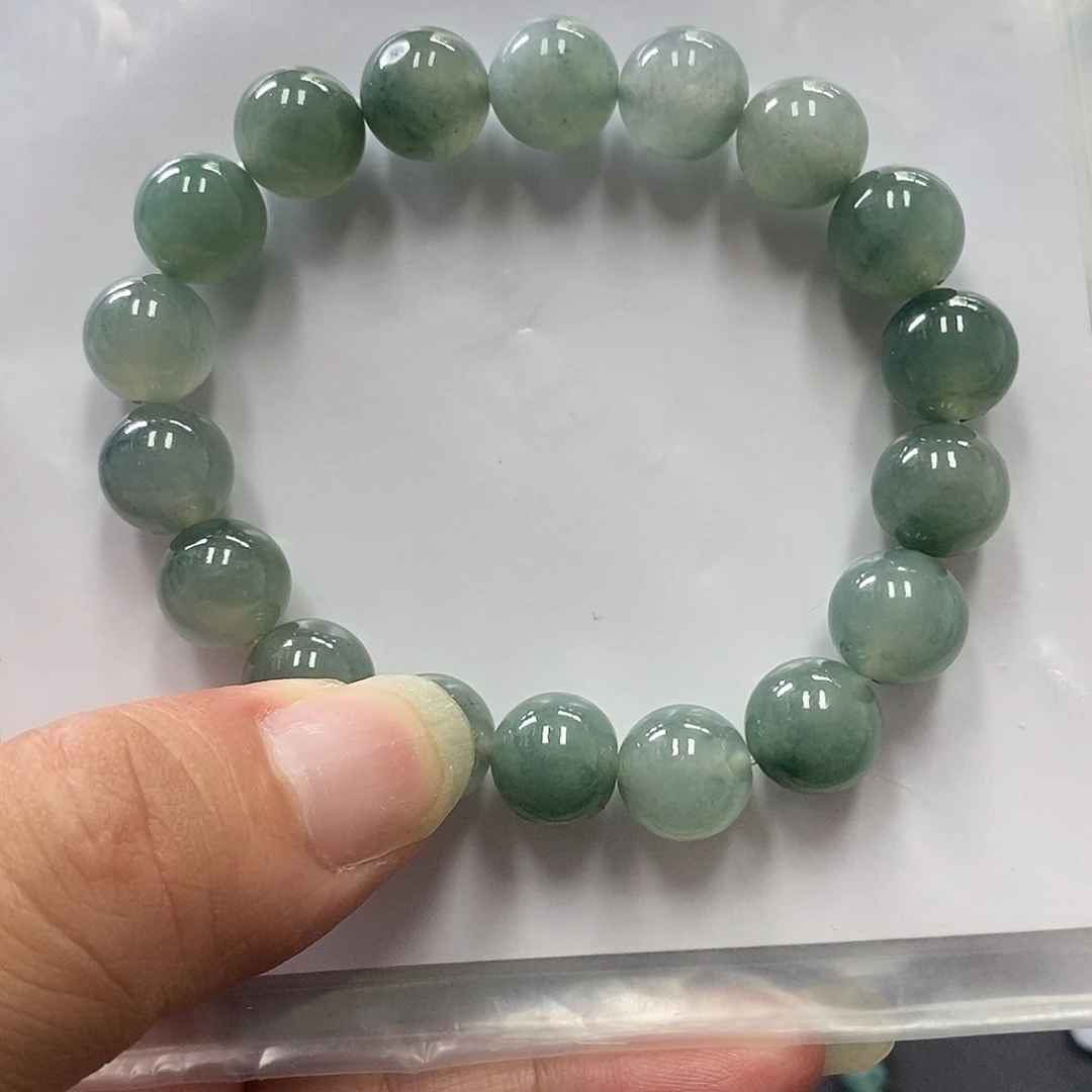 定制翡翠未镶嵌翡翠定制手链11.6