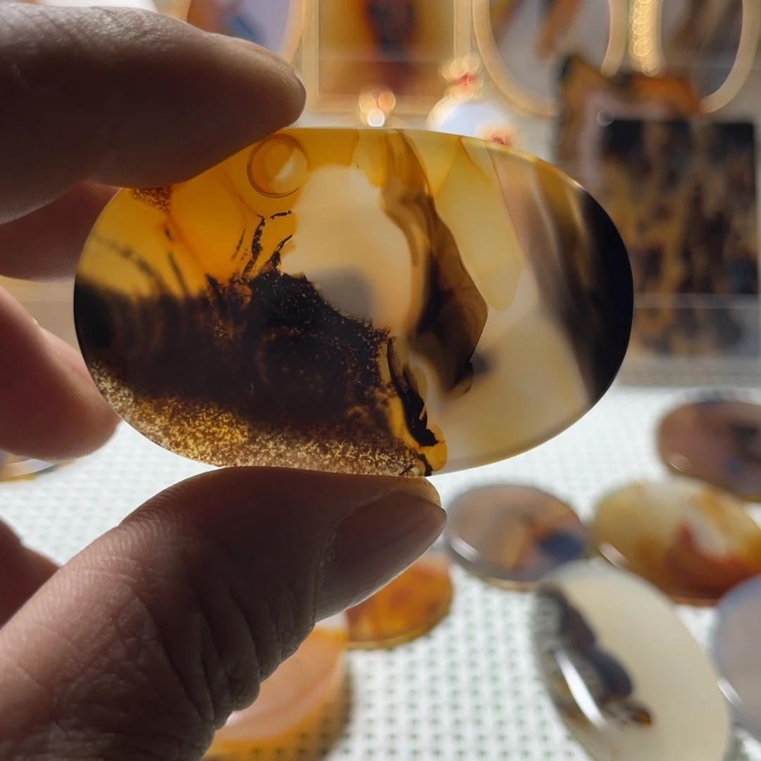 玛瑙/玉髓未镶嵌吊坠(不含链)