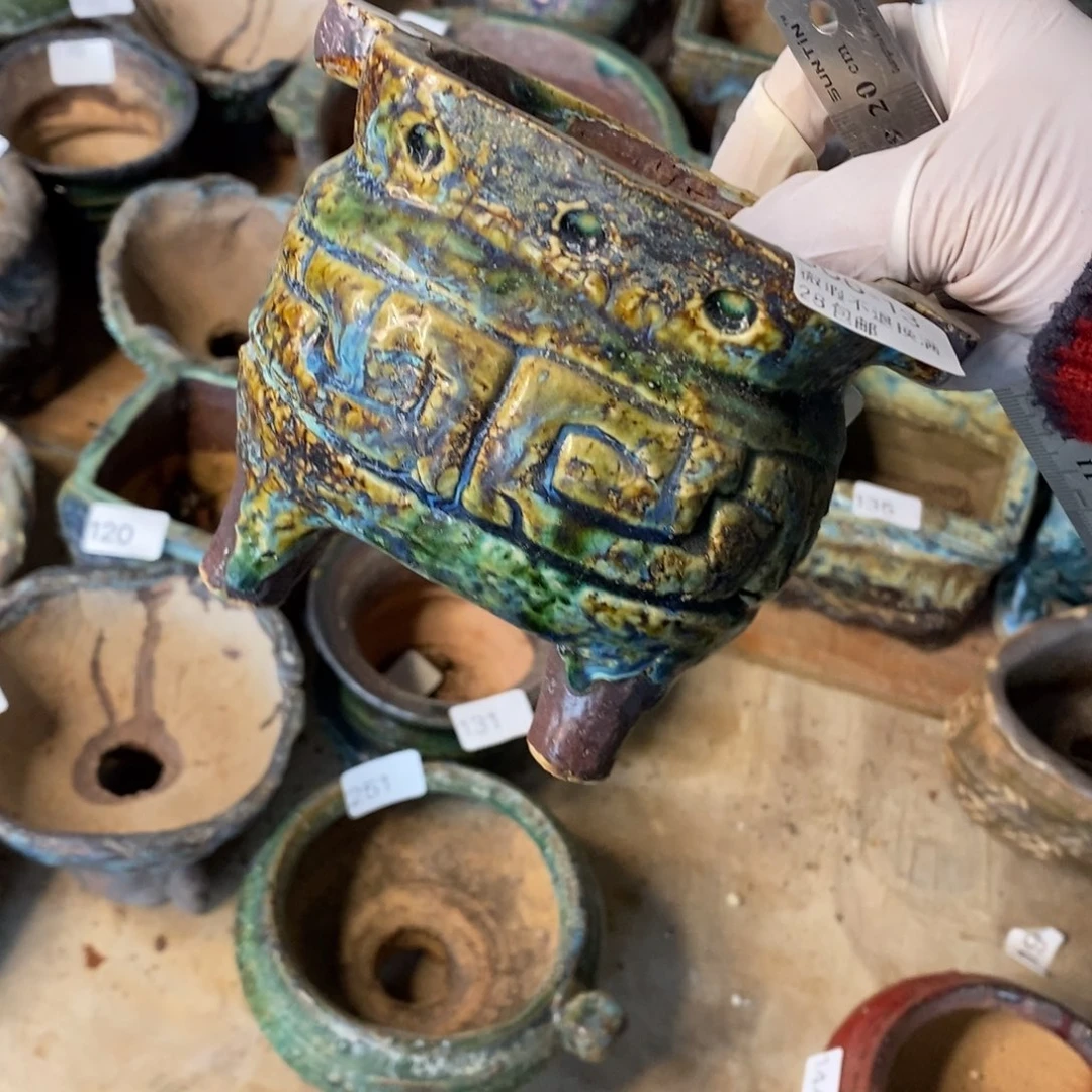 红陶用****213号多肉盆一个呀