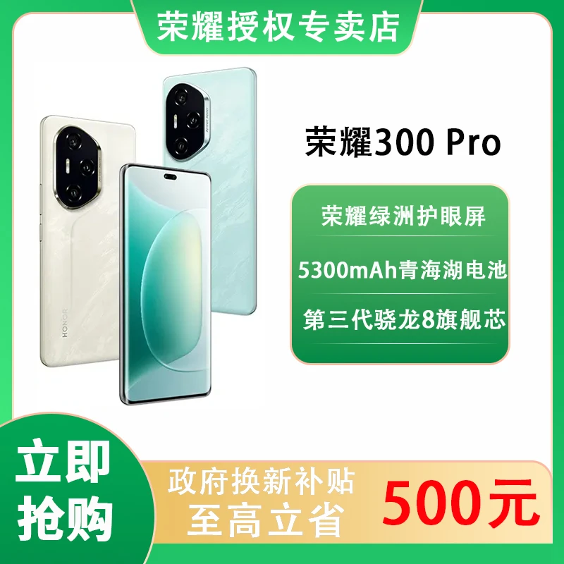 【国补】HONOR/荣耀 300 Pro新品手机  5G智能 时尚  办公手机