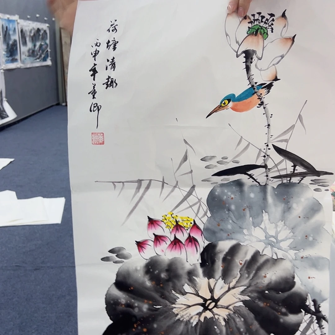 国画事事顺心如意万事如意