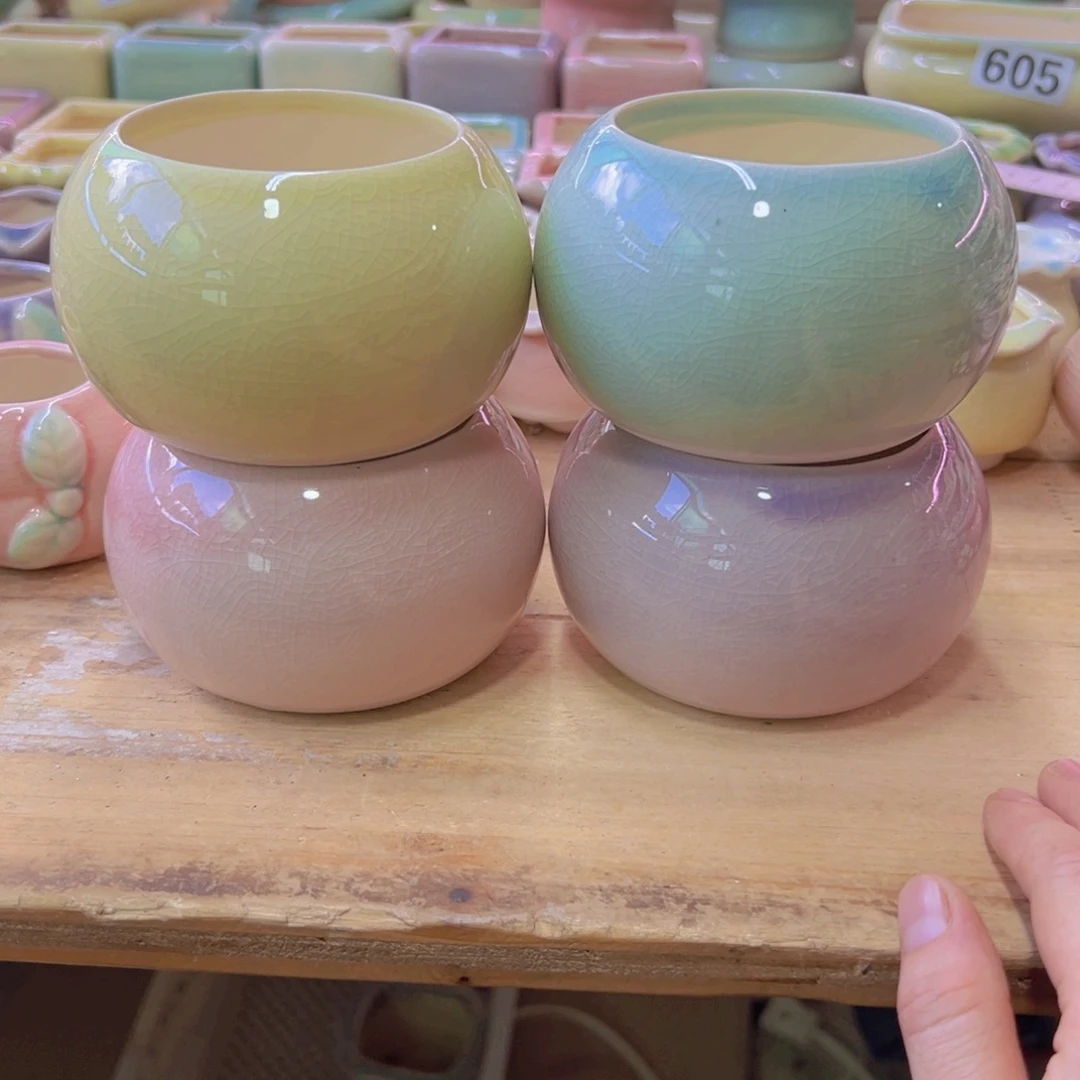 陶瓷花盆当场凑满12包邮