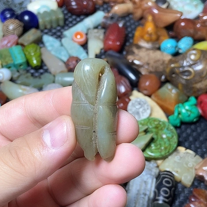 和田玉未镶嵌颈饰91