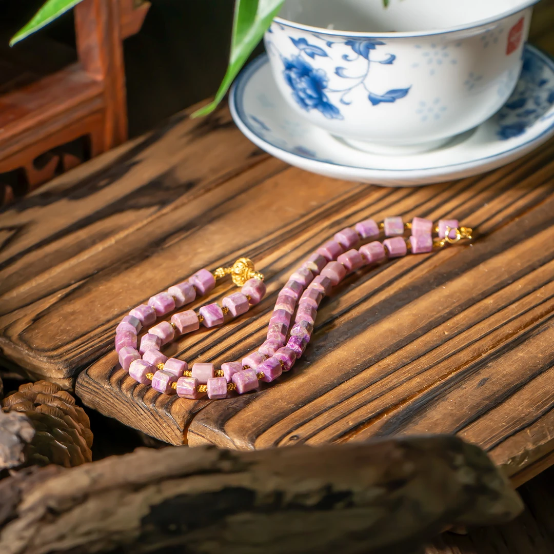 世间臻宝-18K金樱花舒俱来项链/多样性发/P7204/孤