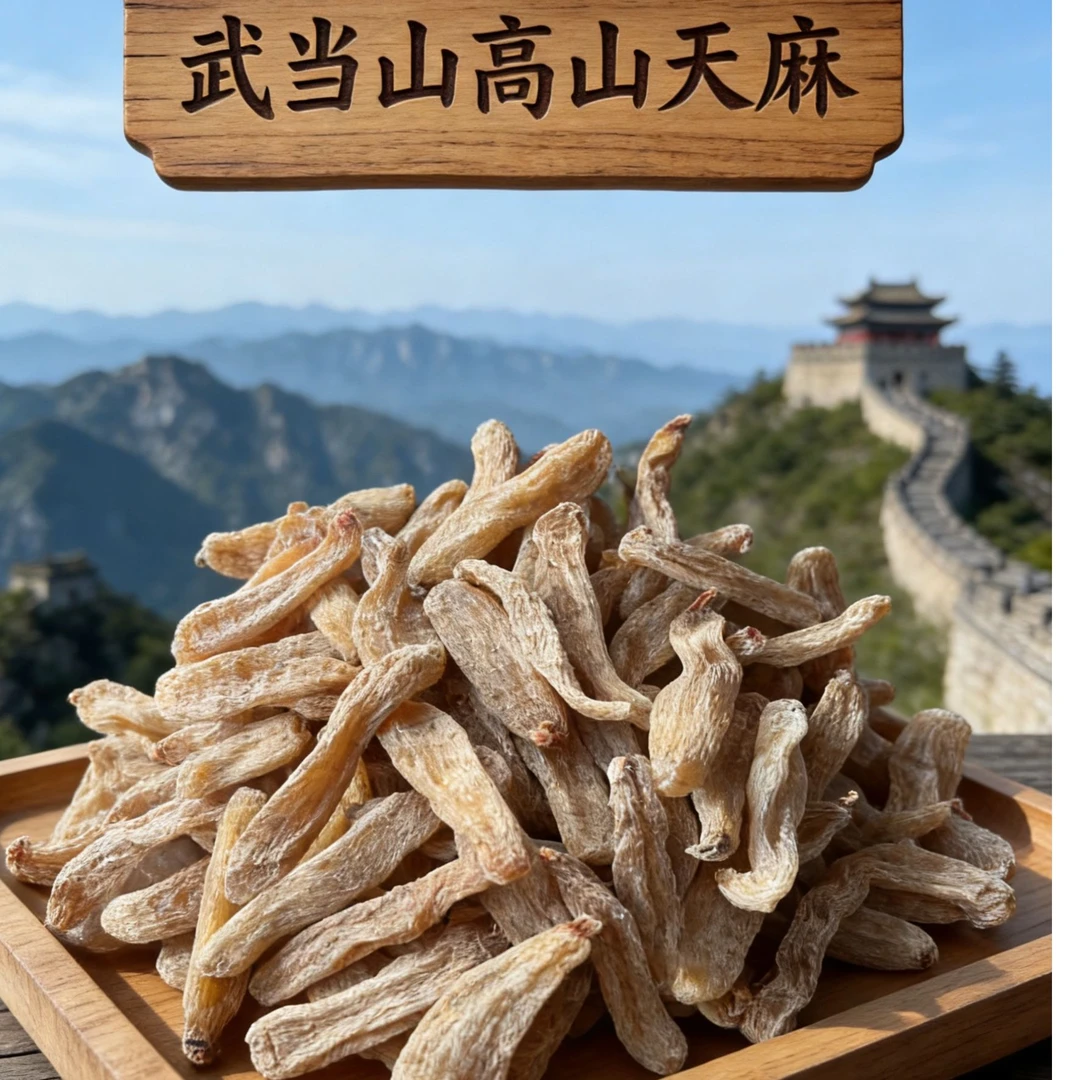 武当山高山精选天麻晒干天麻正宗干货