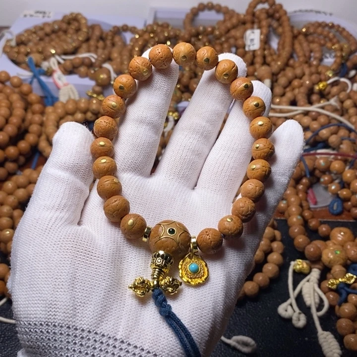 有***)尼泊尔凤眼菩提手串