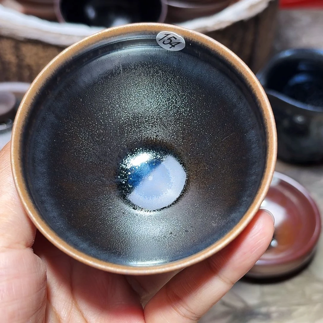 茶盏义兴龙窑建盏154微瑕
