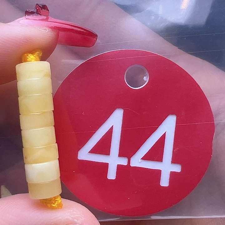 蜜蜡裸石未镶嵌6.1mm 隔片