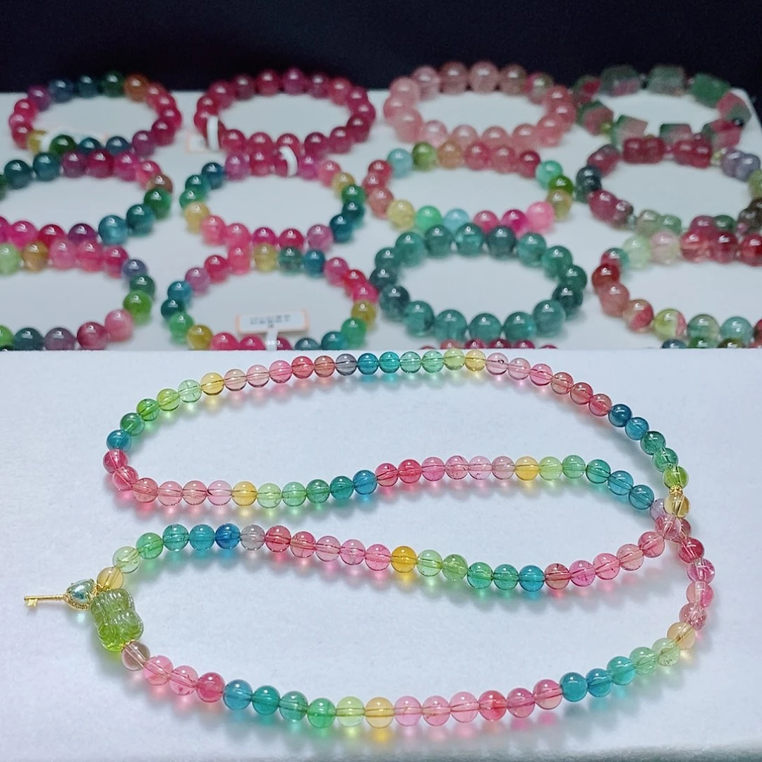 手链未镶嵌碧玺5.4mm左右