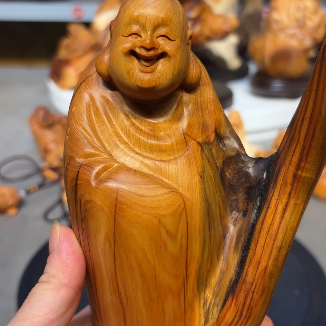 柏木（崖柏）太行崖柏弥勒佛