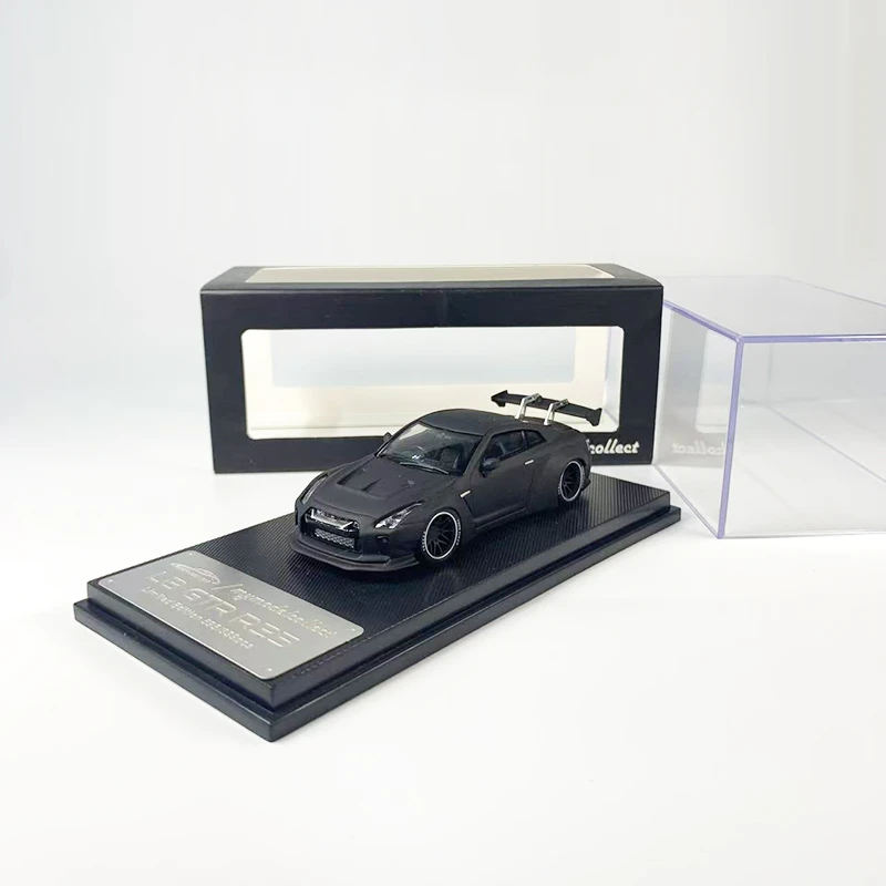 MC 1:64 尼桑 Nissan GTR R35 LBWK 宽体仿真合金车模 哑黑色