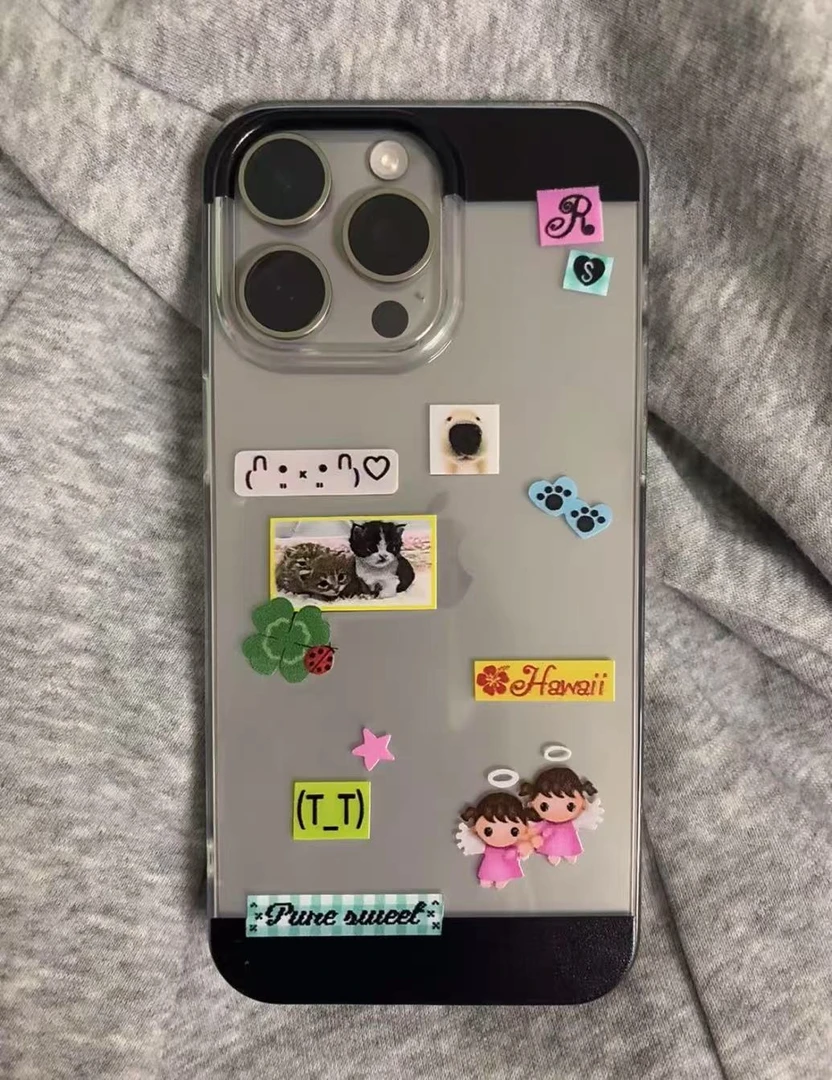 天使猫猫适用苹果iPhone16pro14小米15华为80手机壳12太空壳软壳x