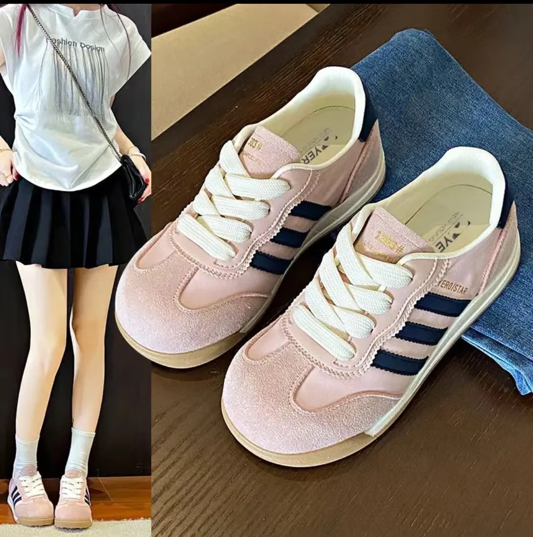 德训鞋厚底板鞋女春