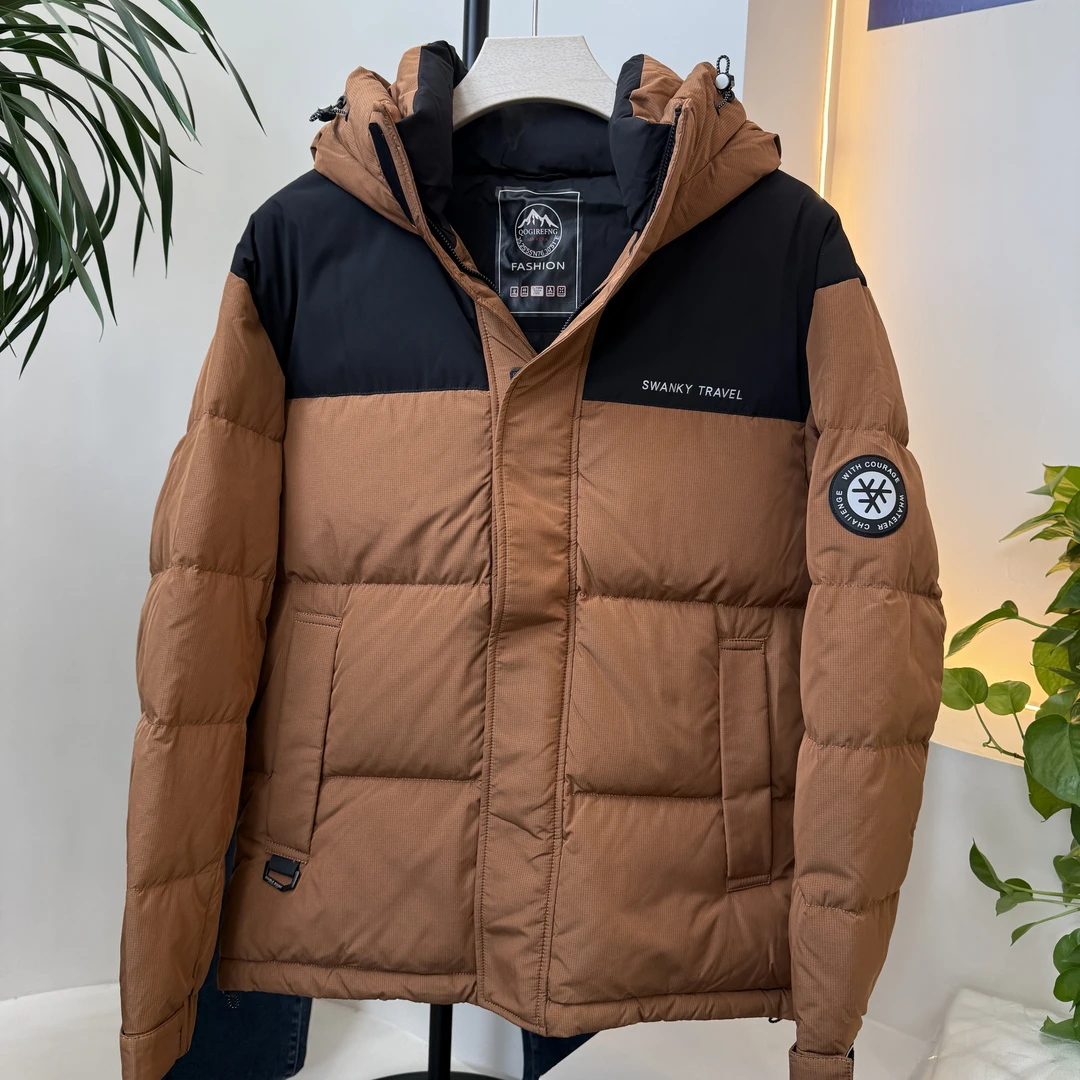 品牌剪标撤柜男士冬季羽绒服休闲百搭潮流时尚