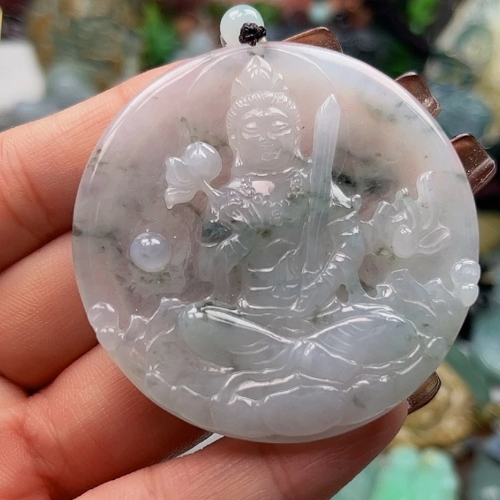 翡翠未镶嵌颈饰挂件