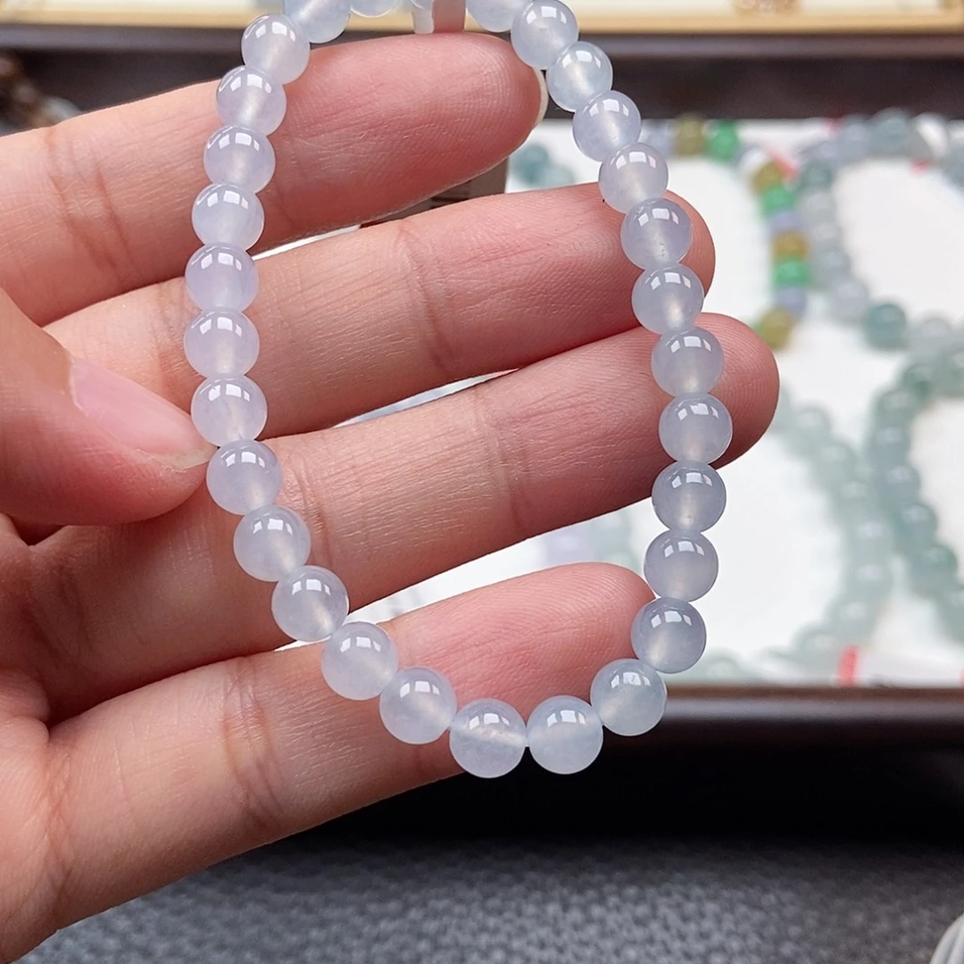 翡翠未镶嵌手链卡6