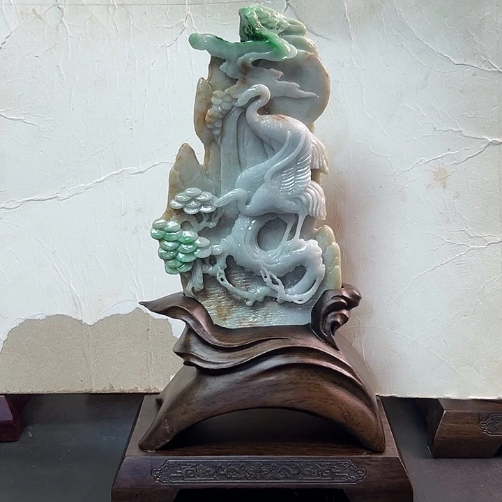 翡翠未镶嵌摆件缅甸翡翠