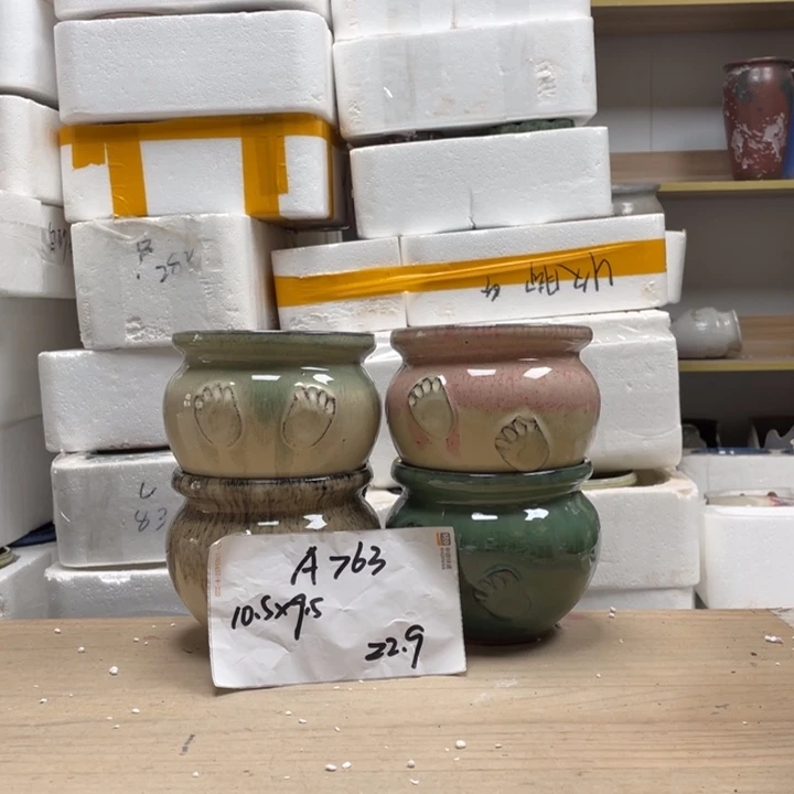 粗陶多肉花盆微瑕763