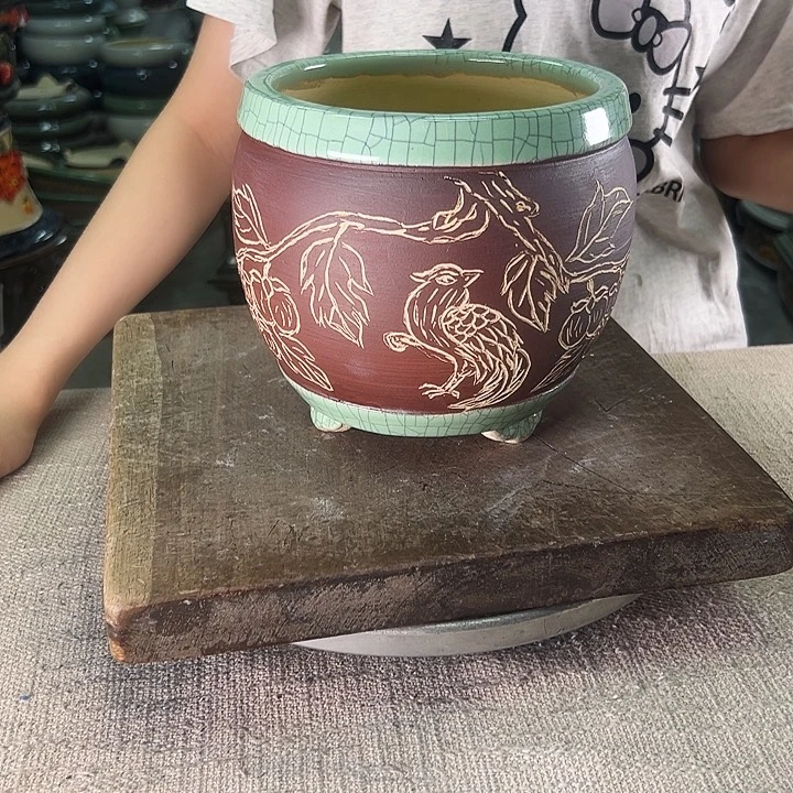 泳坤堂石湾盆陶瓷