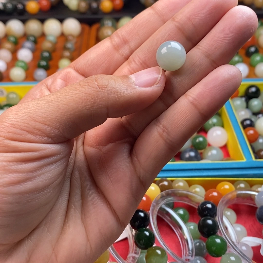 和田玉未镶嵌珠宝奇石卡12天空蓝y