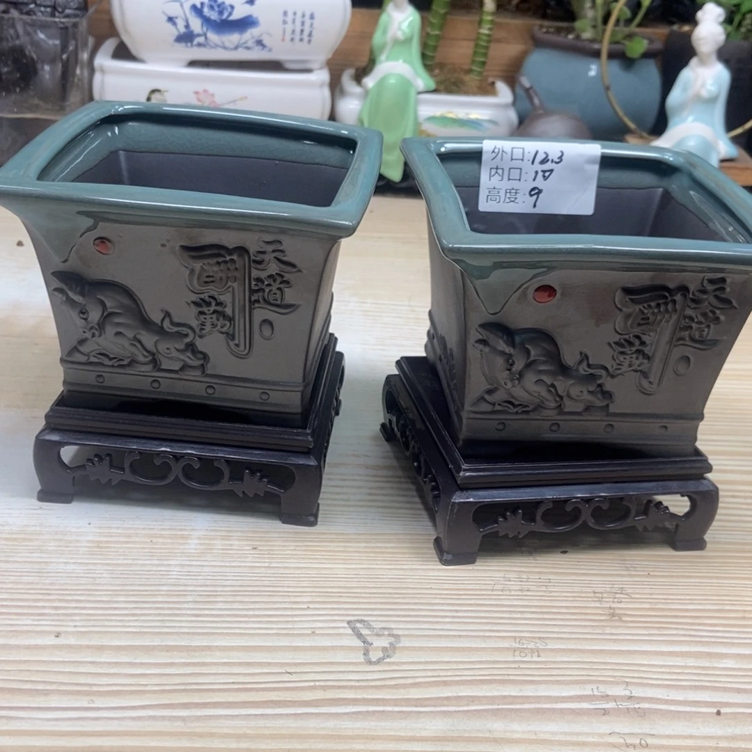 瓷片陶瓷花盆陶瓷艺术