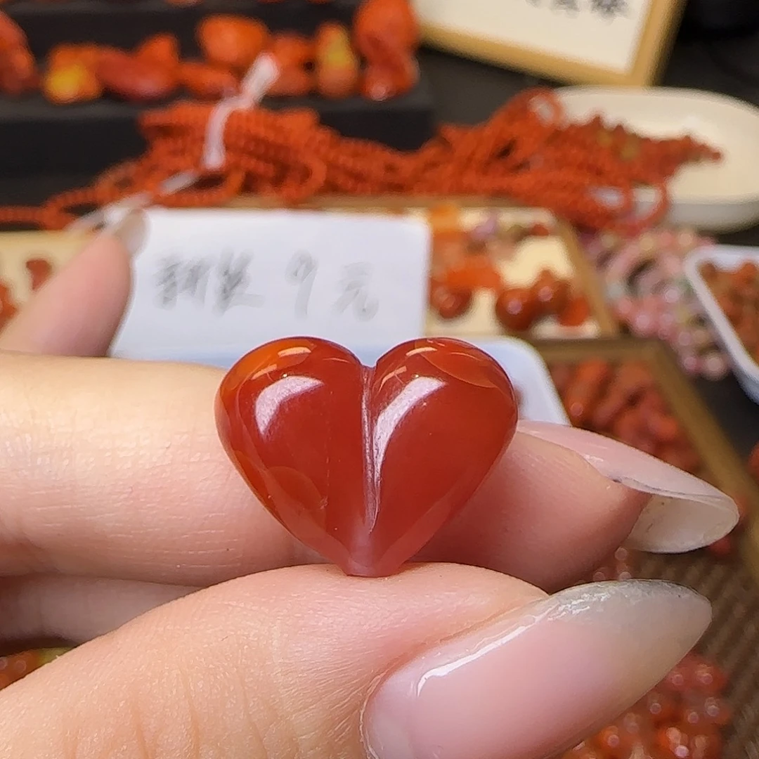 西***绵南红玛瑙未镶嵌吊坠(不含链)