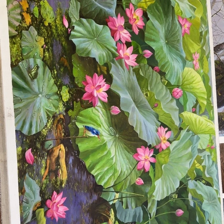 H***9油画花花和你一起玩的