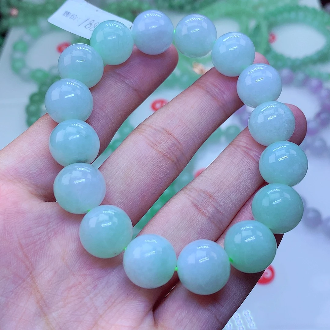 翡翠未镶嵌毛衣链