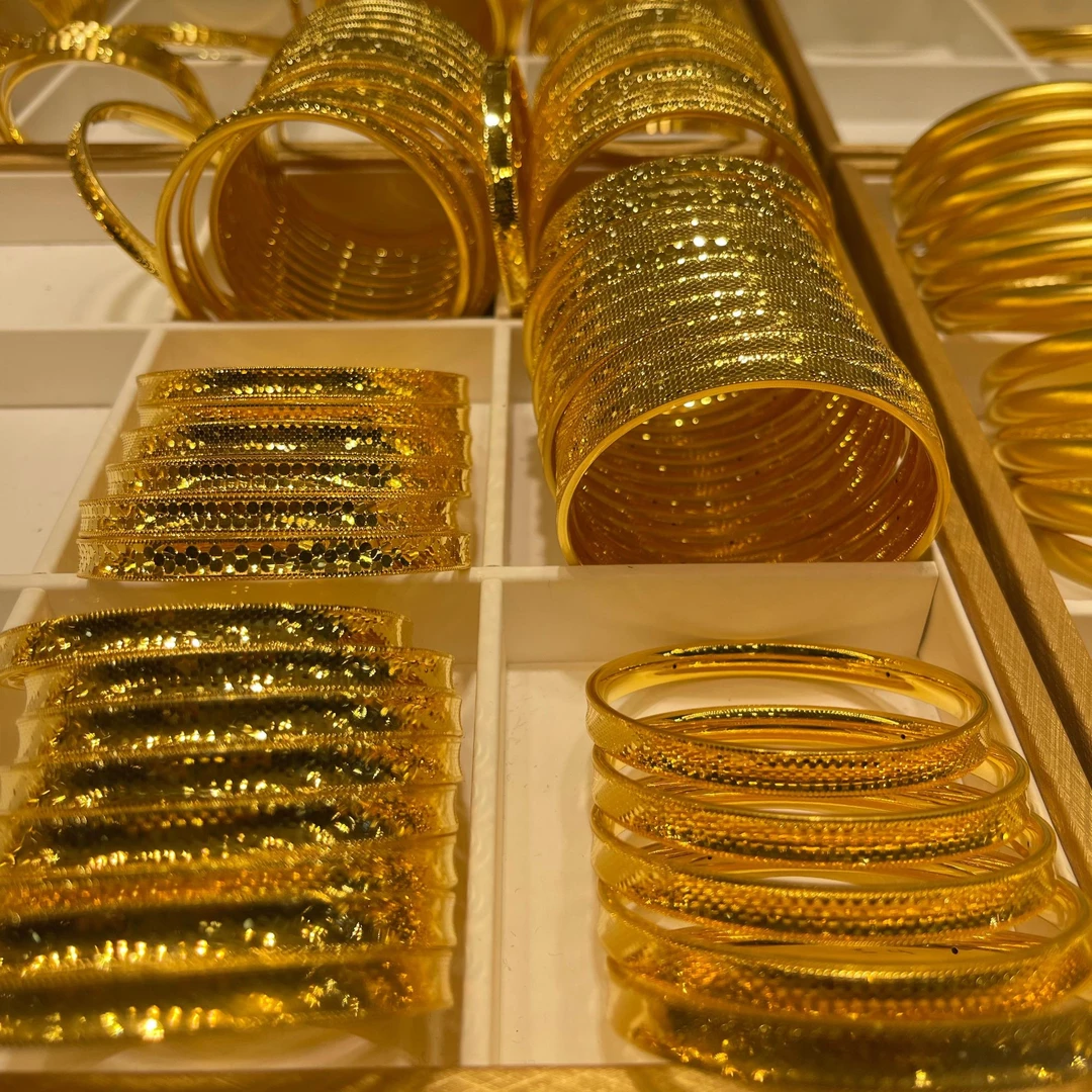 合金手镯 新中式国风金色饰品百搭简约国潮饰品气质时尚配饰