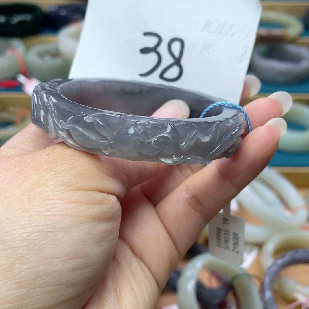 未镶嵌手镯和田玉圈口54