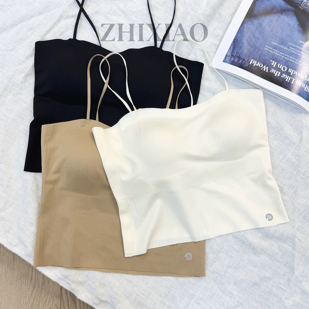 【ZHIXIAO】甄选百搭均码运动美背女背心打底长款866