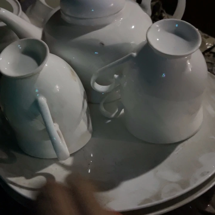 执壶骨瓷一壶4杯一套