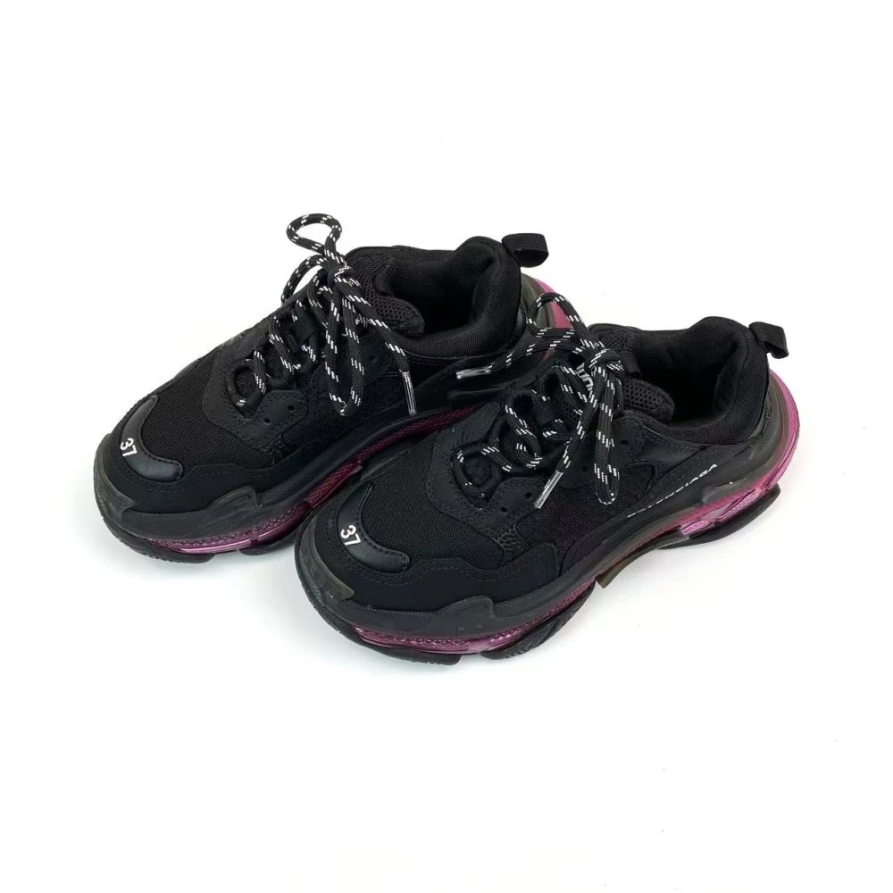 95新 Balenciaga/巴黎世家  jm220 黑紫气垫老爹鞋 37码