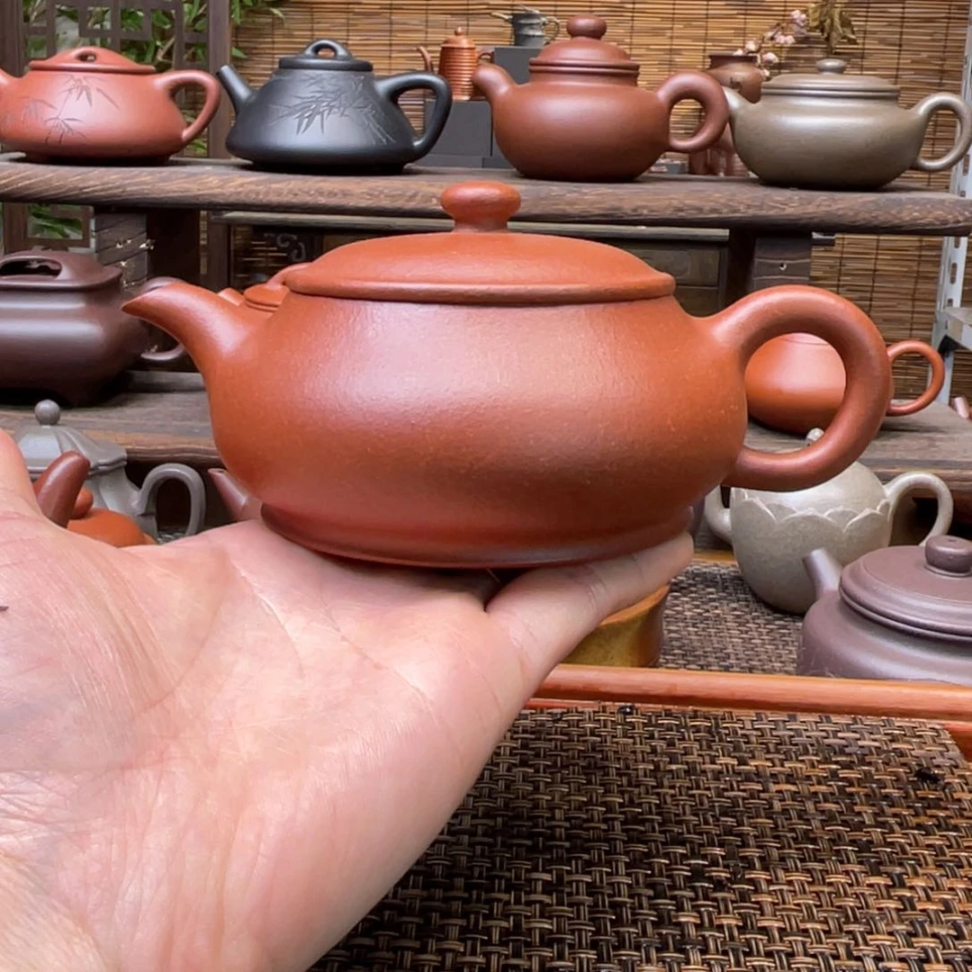 茶壶紫砂宜兴原矿紫砂手工制全220