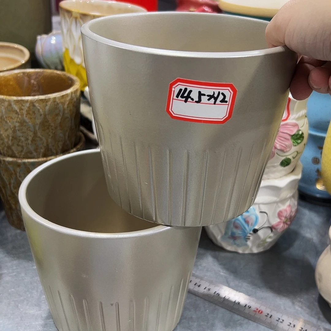 外贸尾单陶瓷花盆凑单10米包邮