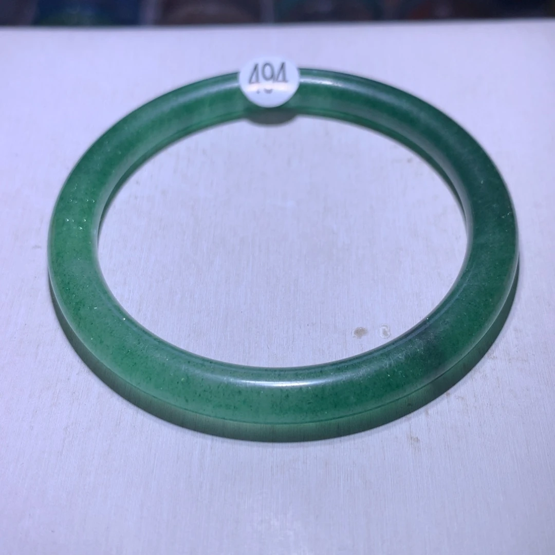 手镯银S925镶嵌水晶绿草莓54.2圈494