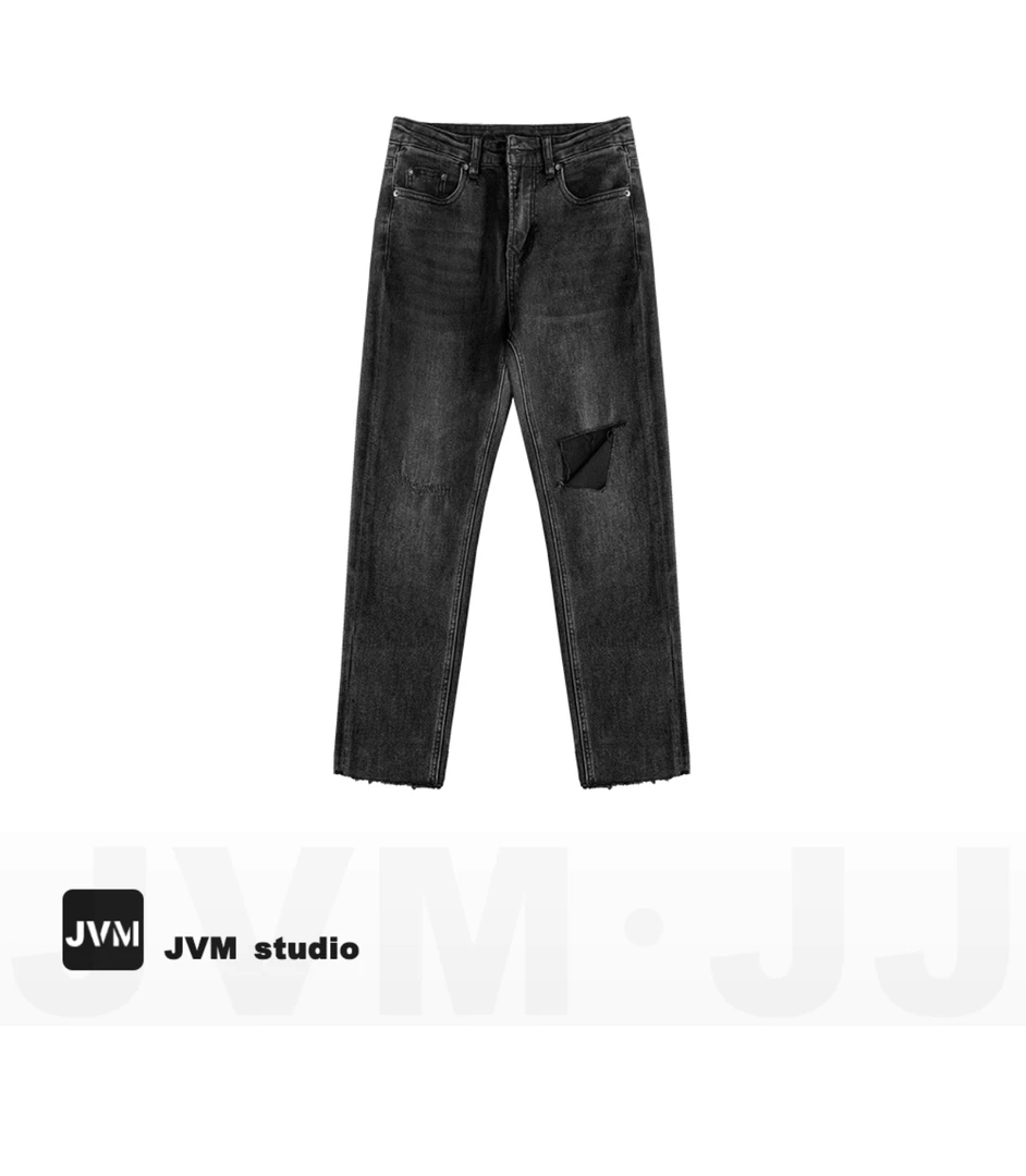 6036 -新款JVM定制时尚百搭休闲牛仔裤