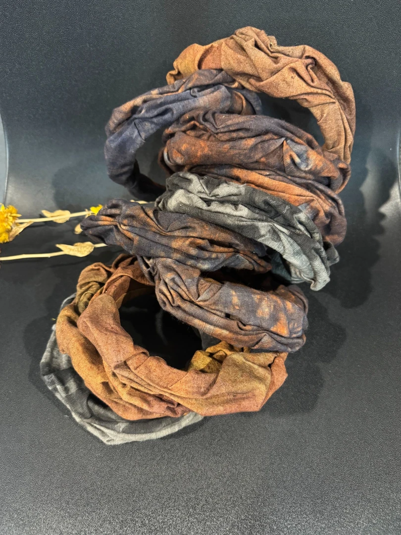 纯手工多色扎染发箍