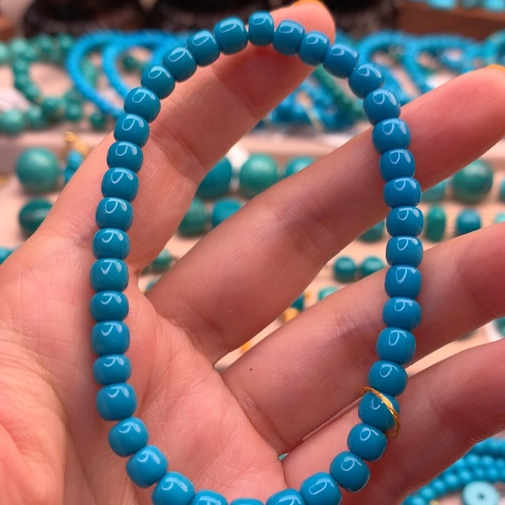 绿松石未镶嵌配饰5.5-5.6