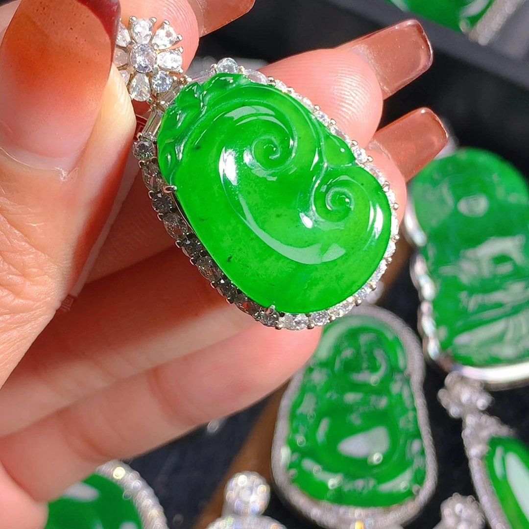 翡翠吊坠(不含链)未镶嵌