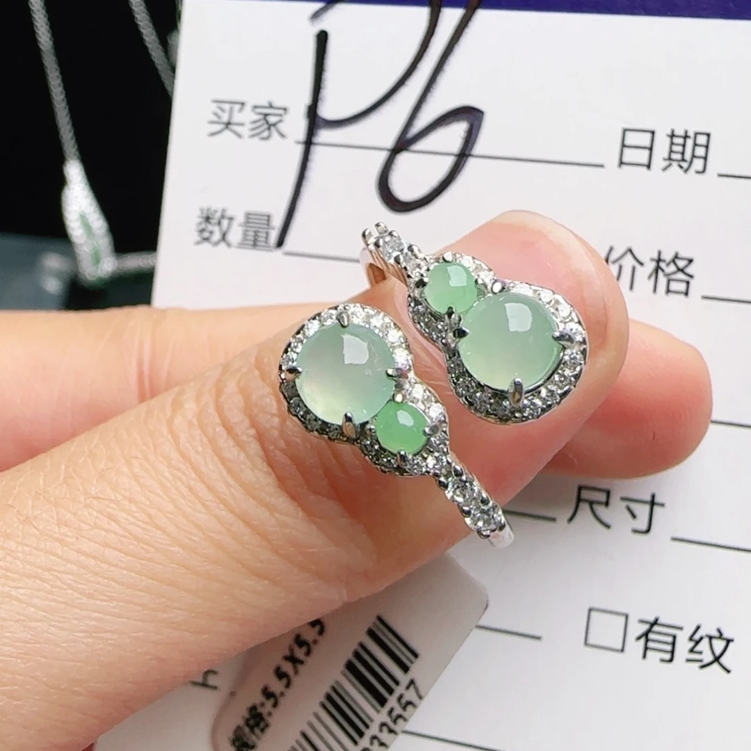 银S925镶嵌手链翡翠