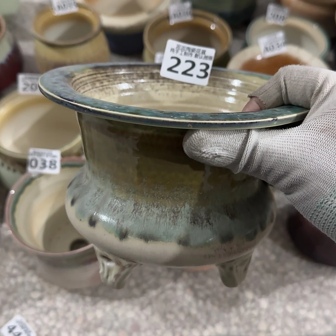 瓷片次品景德镇手工花盆