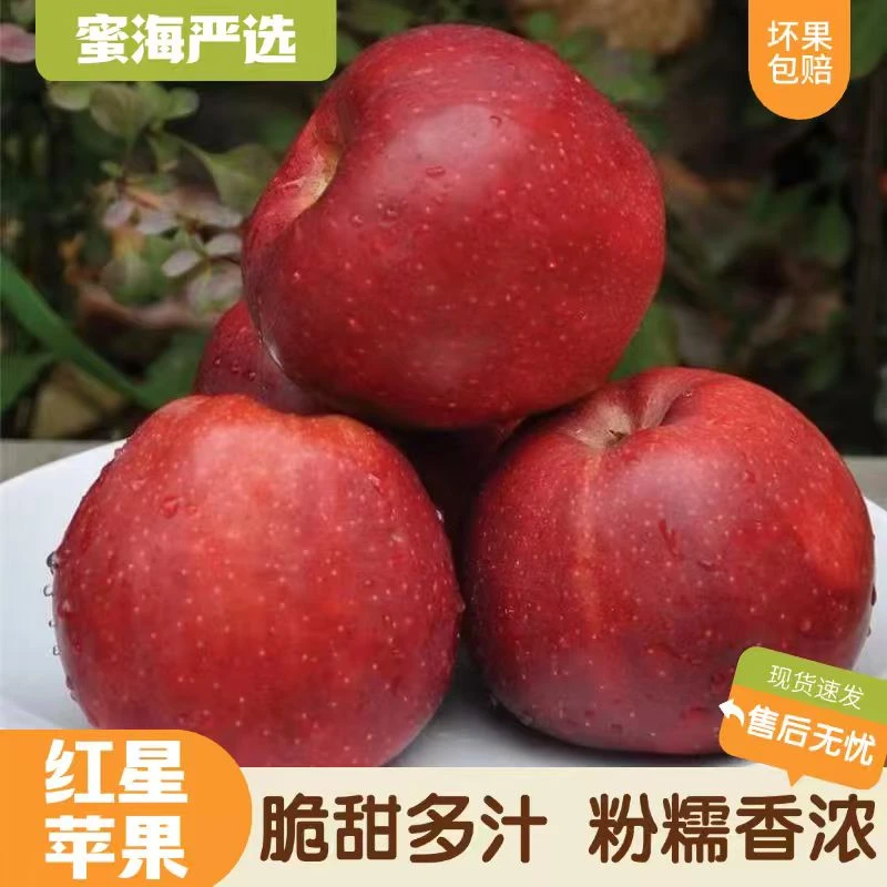【蜜海严选】山西红星苹果4.5斤脆甜多汁粉糯香浓