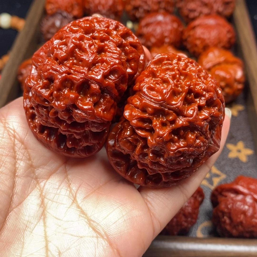 独***魂文玩核桃吊坠官帽54