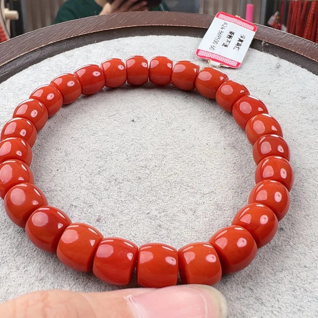 南红玛瑙手串未镶嵌