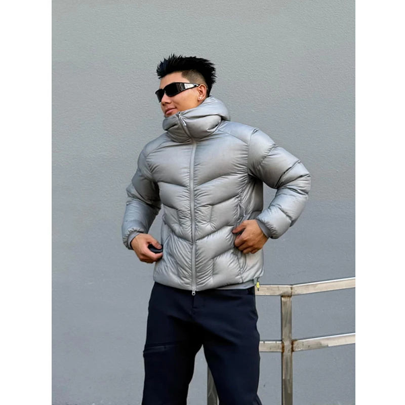 cleanfit短款棉服男冬季加厚保暖连帽棉袄外套户外运动防寒服棉衣