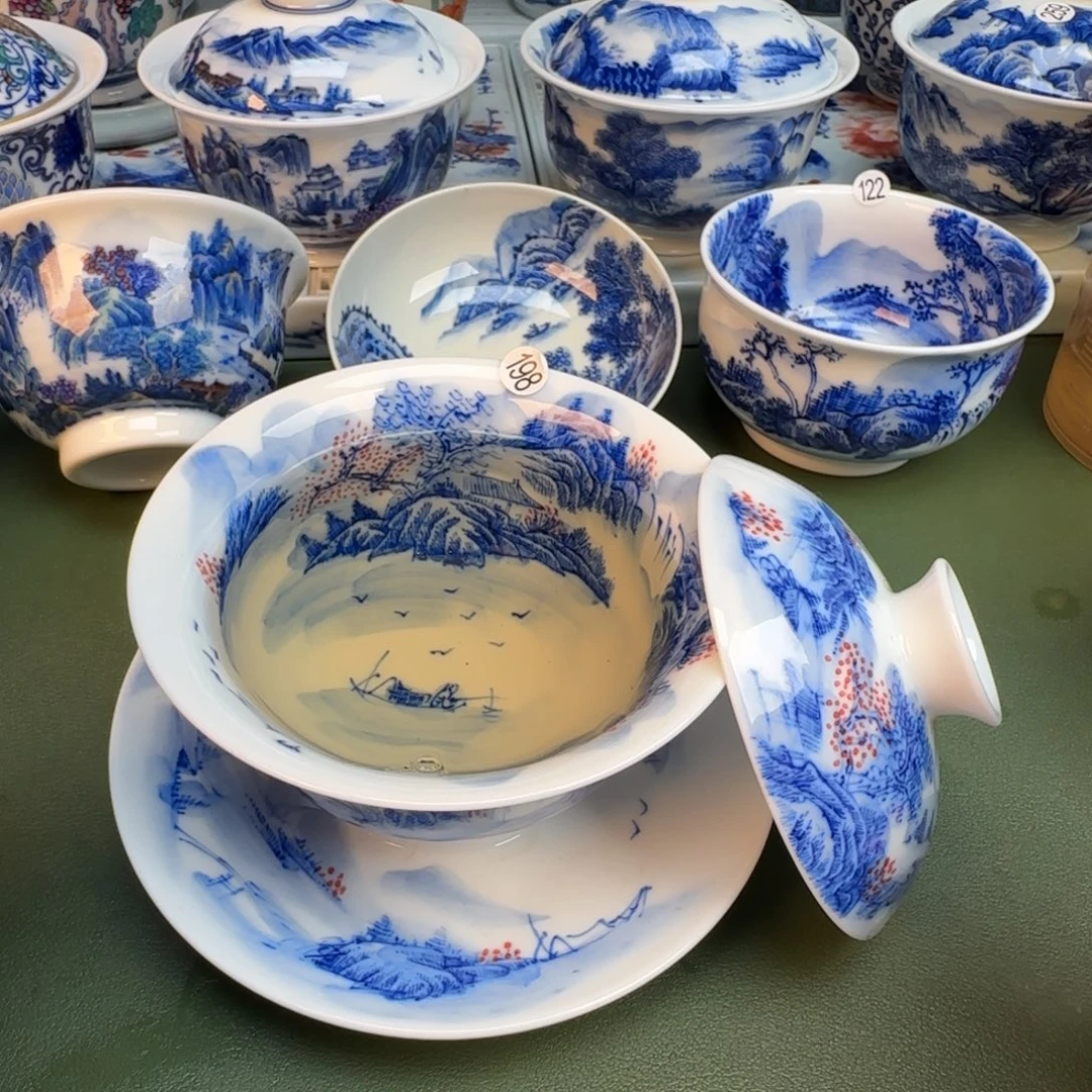 陶纯手工纯手绘茶具198