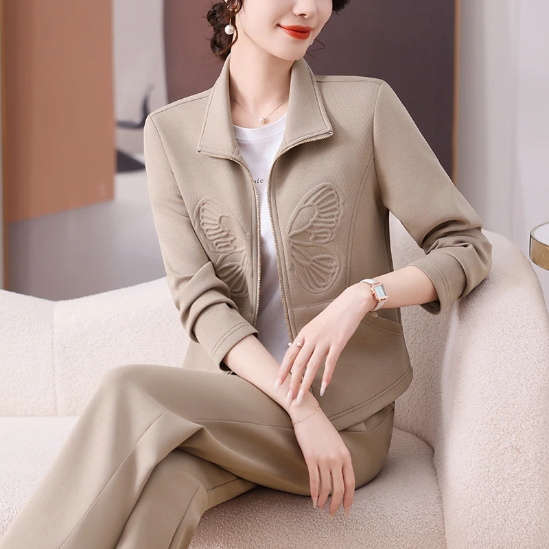 运动服套装女春秋2025新款时尚洋气显瘦小个子初春卫衣休闲两件套