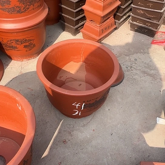 紫砂花盆透气花盆